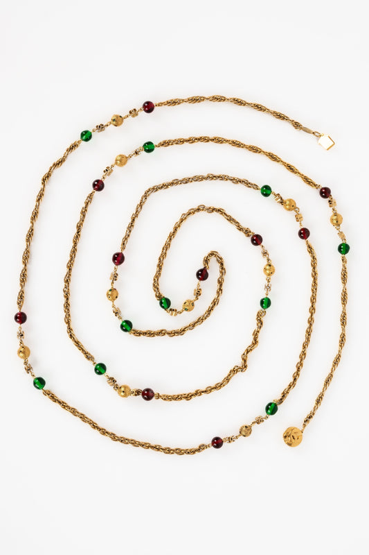 Collier / Sautoir Chanel 1982