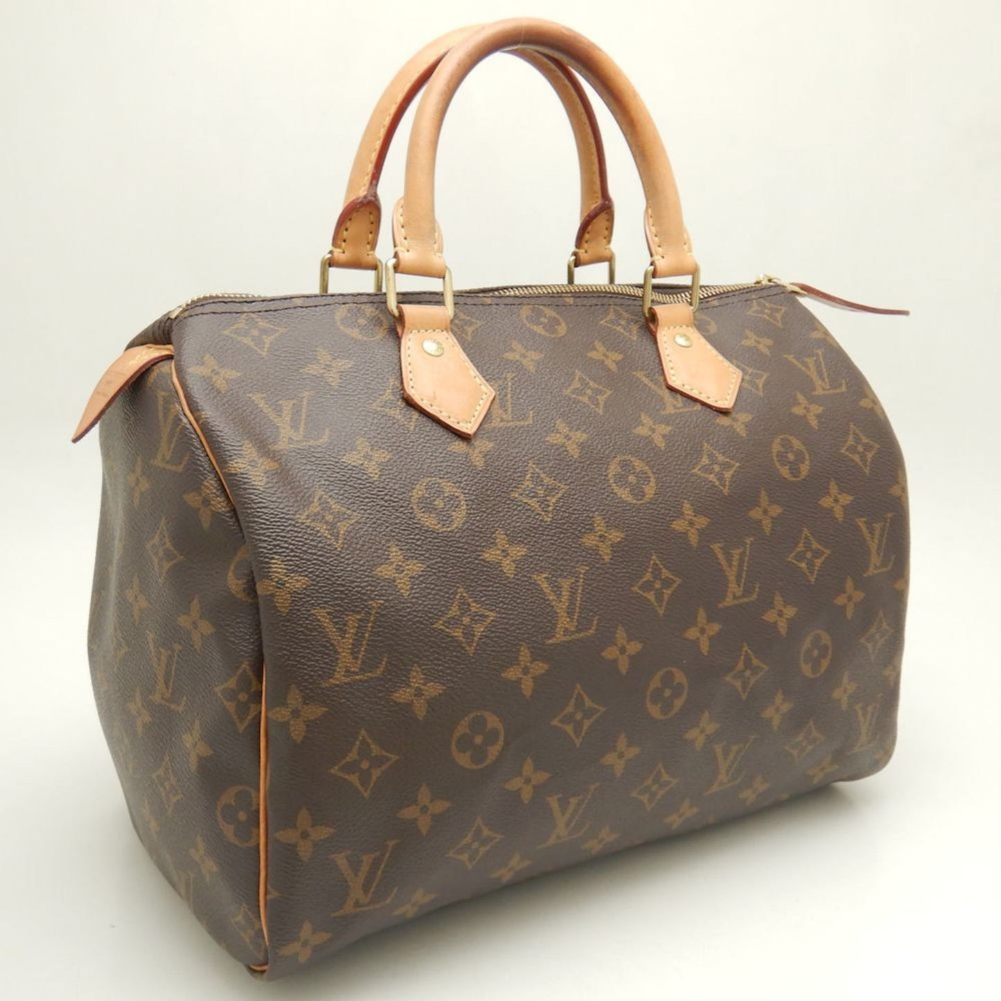 Louis Vuitton Speedy 30  Canvas Handbag ()