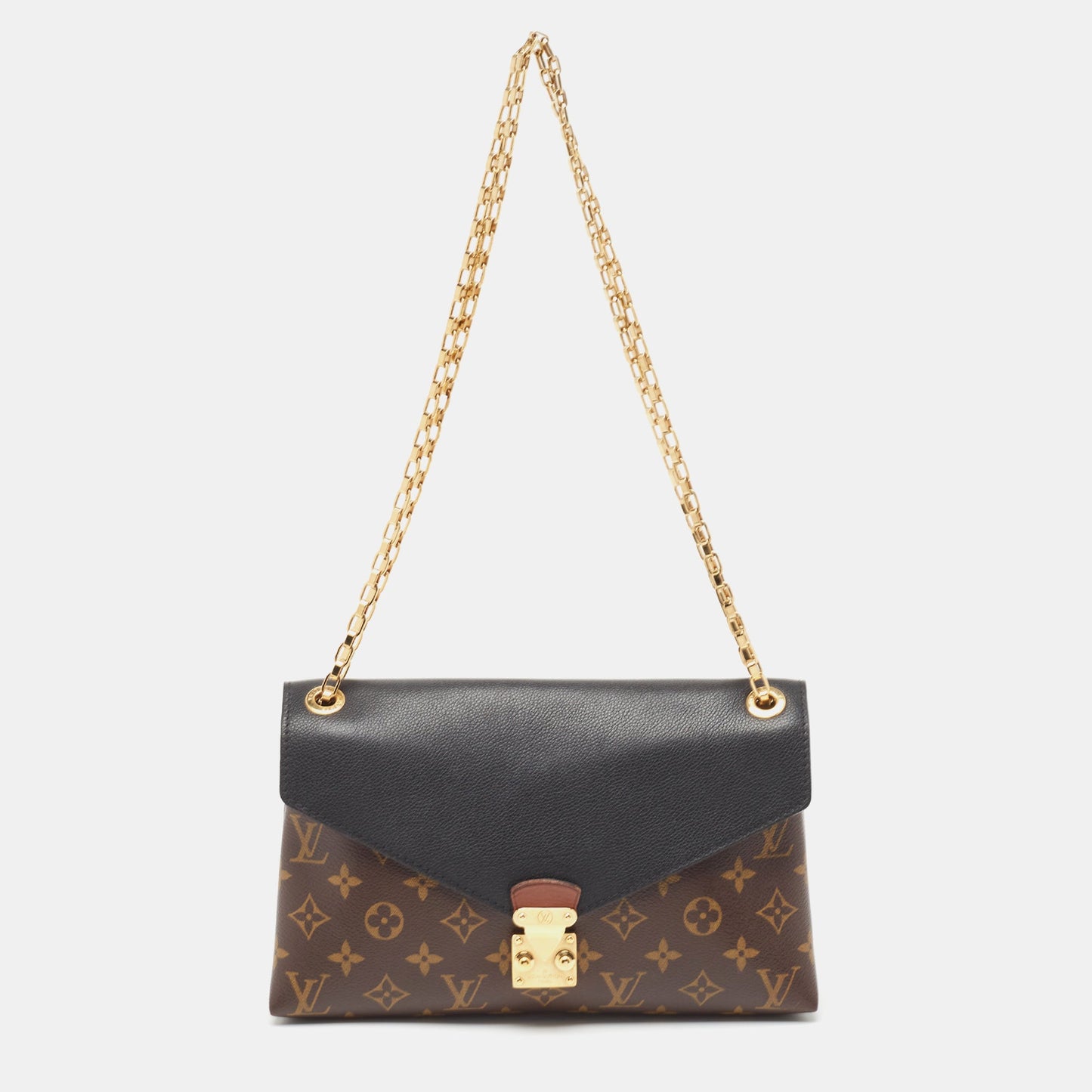 Louis Vuitton  Monogram Canvas And Leather Pallas Chain Bag