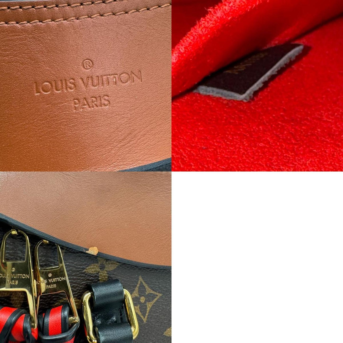 Louis Vuitton Tuileries  Canvas Shoulder Bag ()