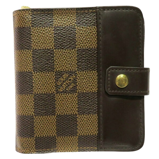 Louis Vuitton Compact Zip  Canvas Wallet  ()