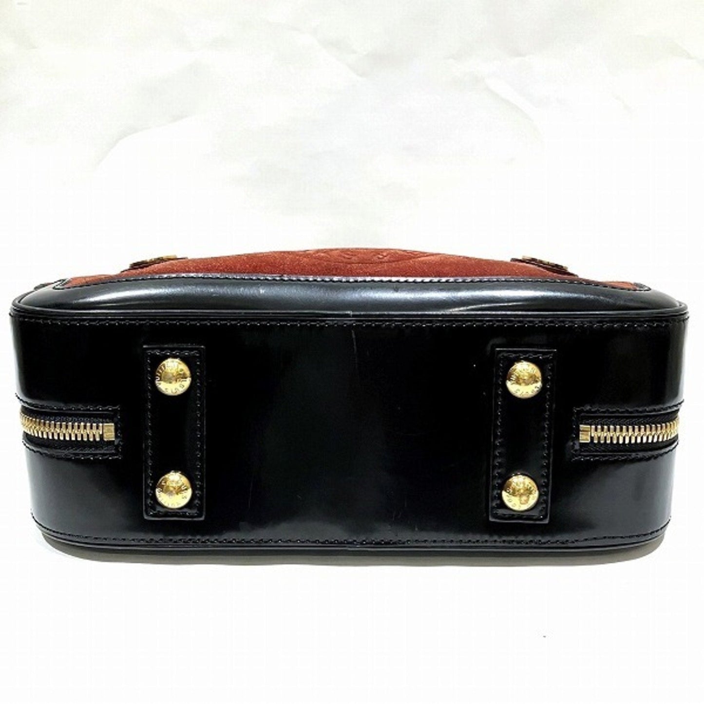 Louis Vuitton Stamp Bag  Suede Handbag ()