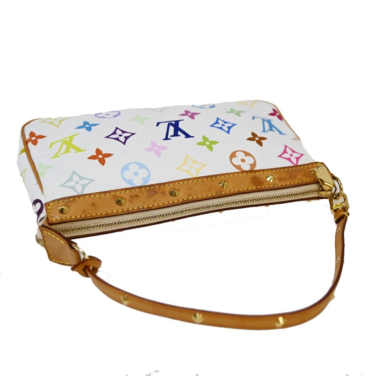 Louis Vuitton Pochette Accessoires  Canvas Clutch Bag ()