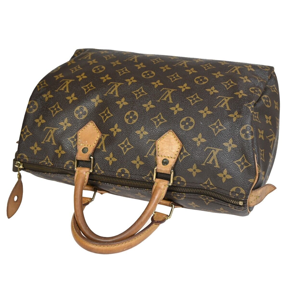 Louis Vuitton Speedy 35  Canvas Handbag ()