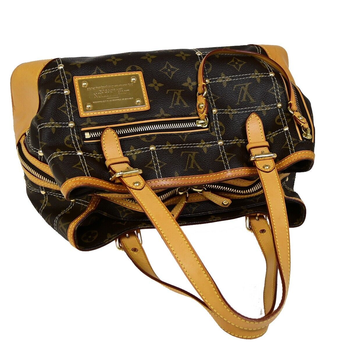Louis Vuitton Rivets  Canvas Shoulder Bag ()
