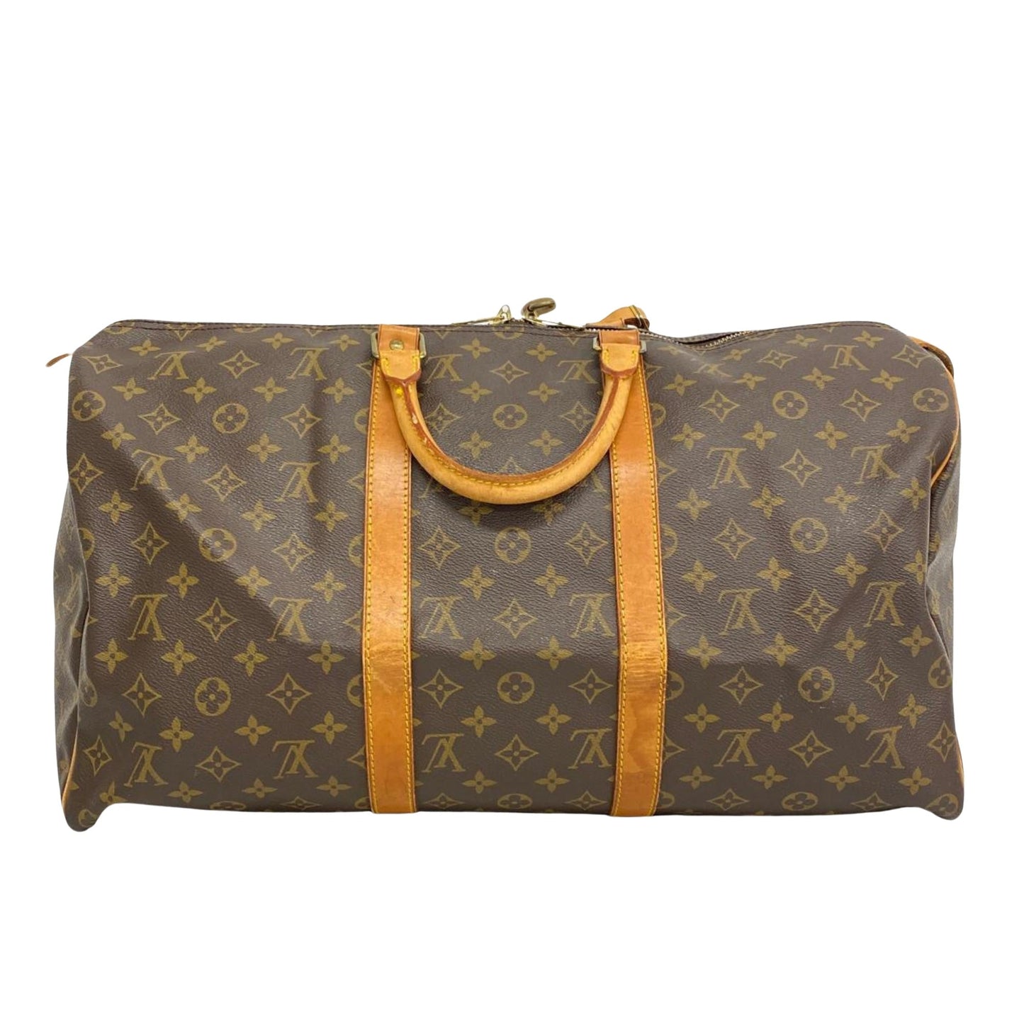 Louis Vuitton Keepall 50  Canvas Travel Bag ()