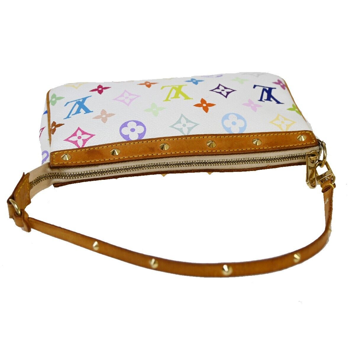 Louis Vuitton Pochette Accessoires  Canvas Clutch Bag ()