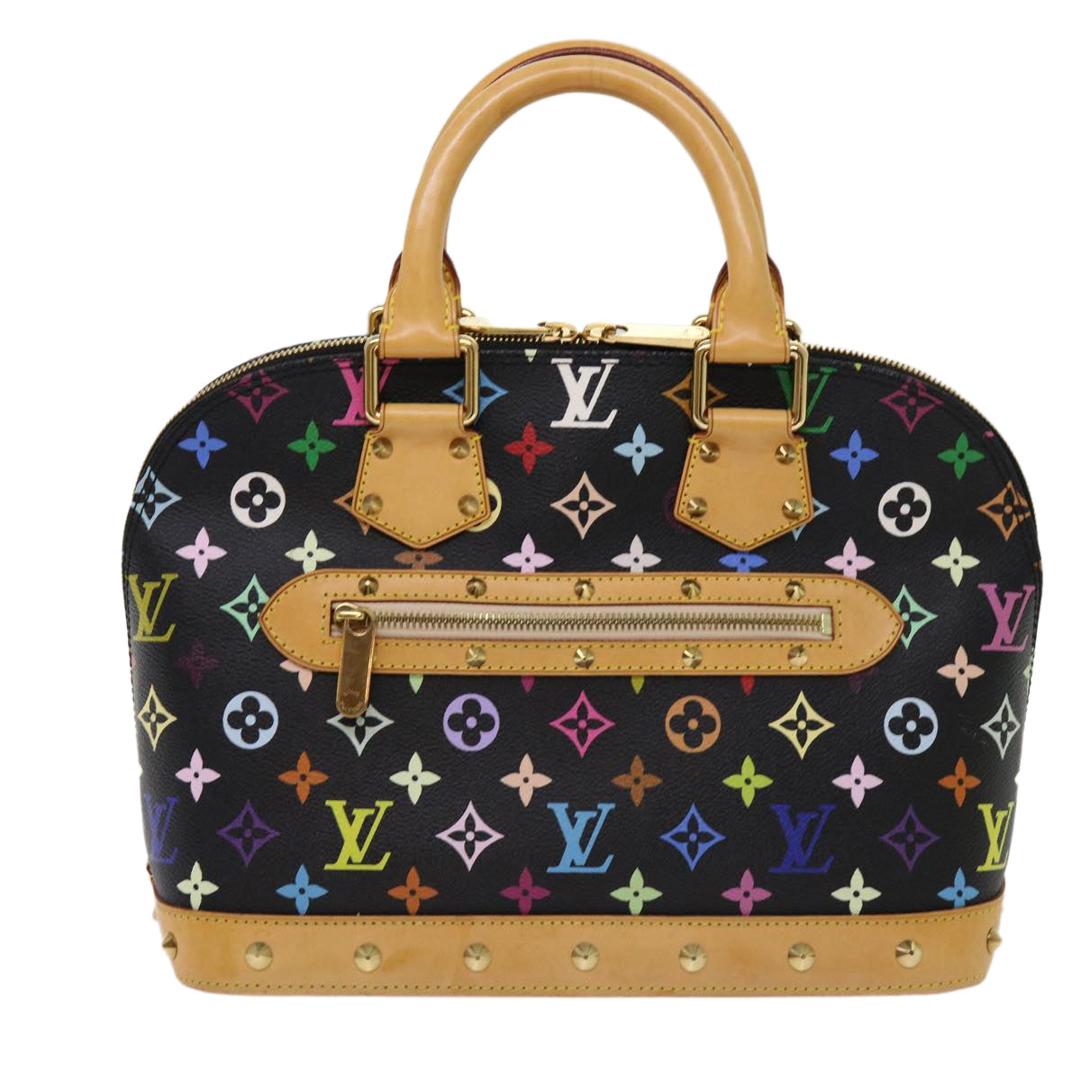 Louis Vuitton Alma  Canvas Handbag ()