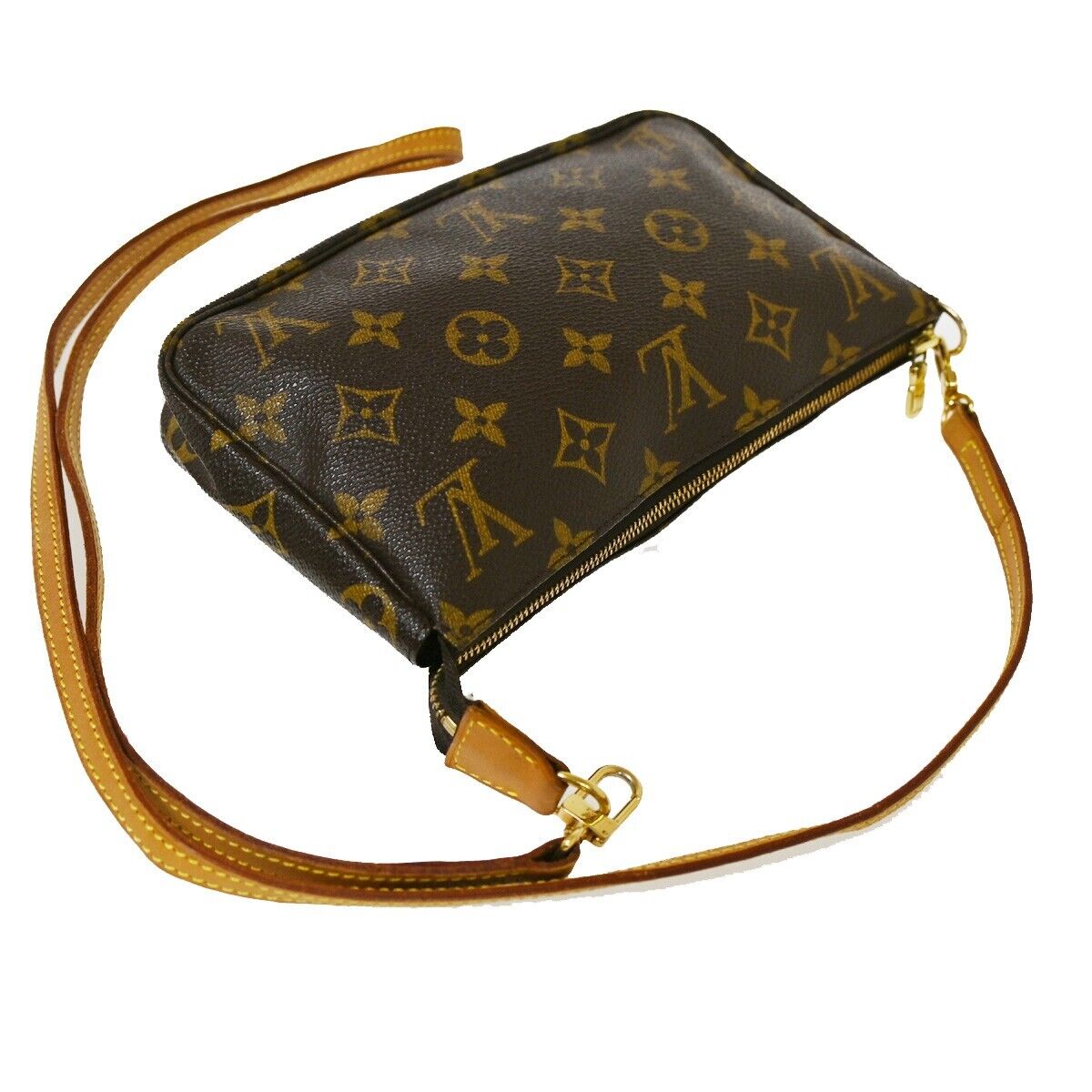 Louis Vuitton Pochette Accessoires  Canvas Clutch Bag ()