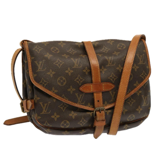Louis Vuitton Saumur  Canvas Shoulder Bag ()