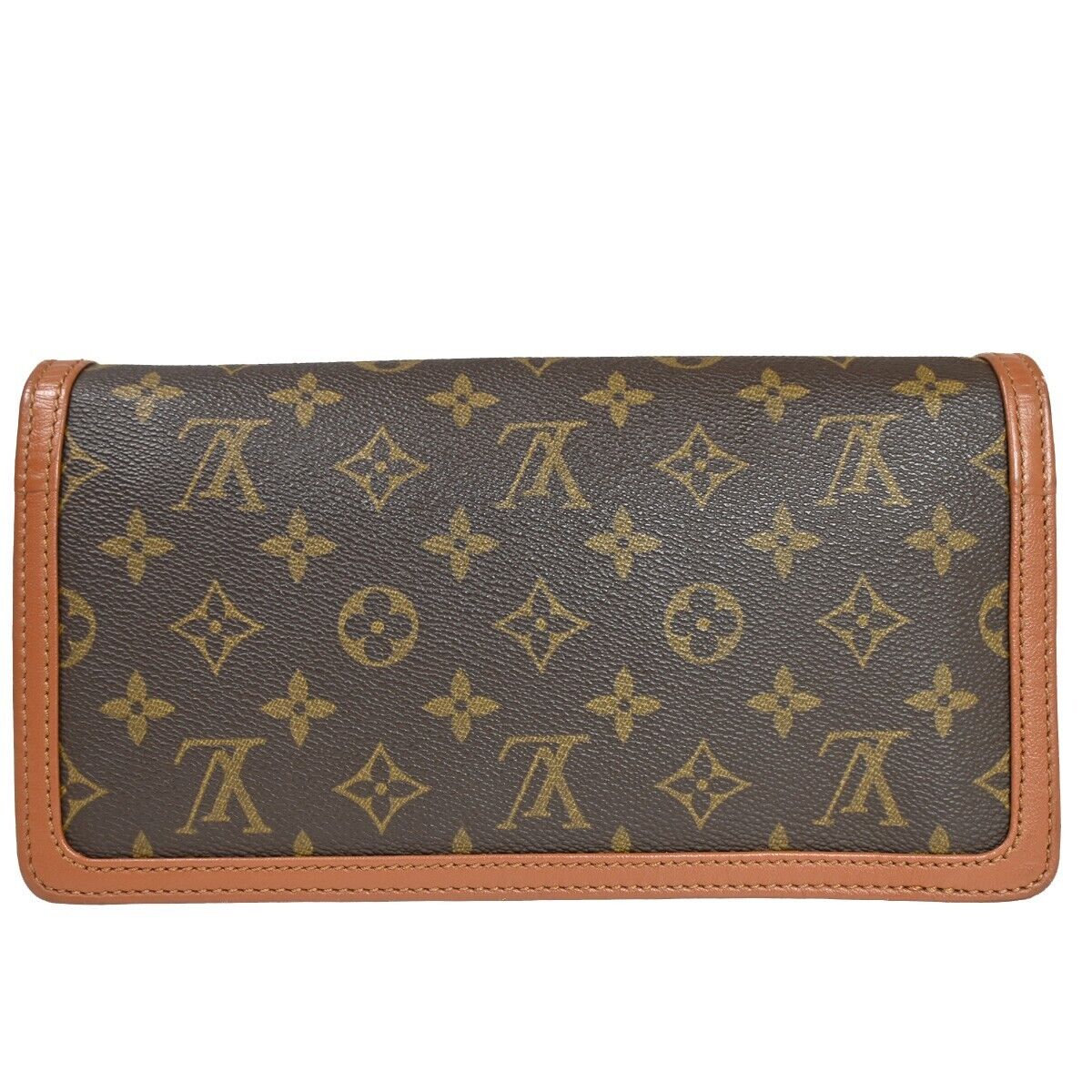 Louis Vuitton Pochette Dame  Canvas Clutch Bag ()