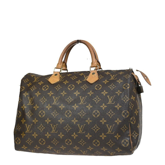 Louis Vuitton Speedy 35  Canvas Handbag ()