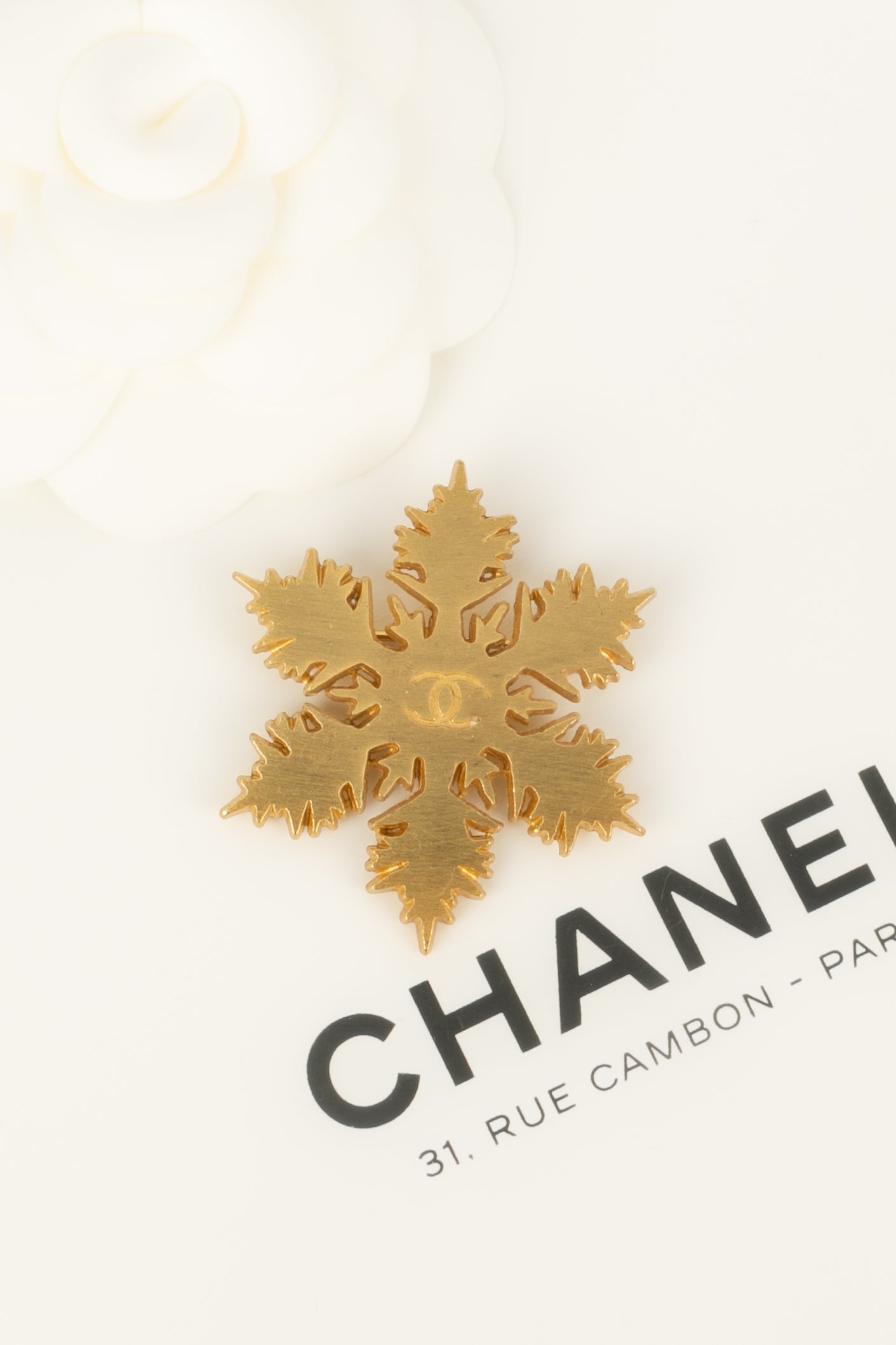 Broche flocon Chanel Automne 2001