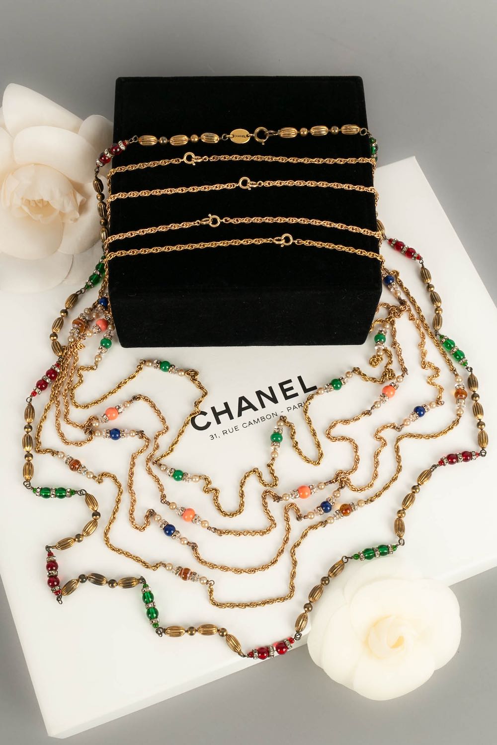 Ensemble de sautoirs/colliers Chanel