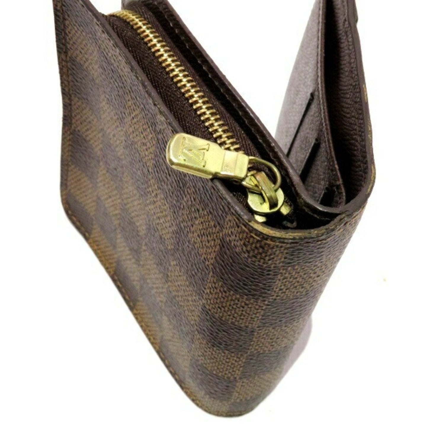 Louis Vuitton Compact Zip  Canvas Wallet  ()