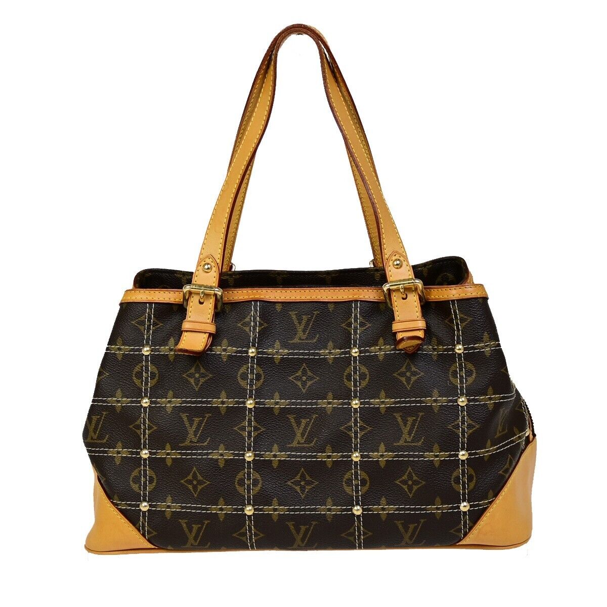 Louis Vuitton Rivets  Canvas Shoulder Bag ()