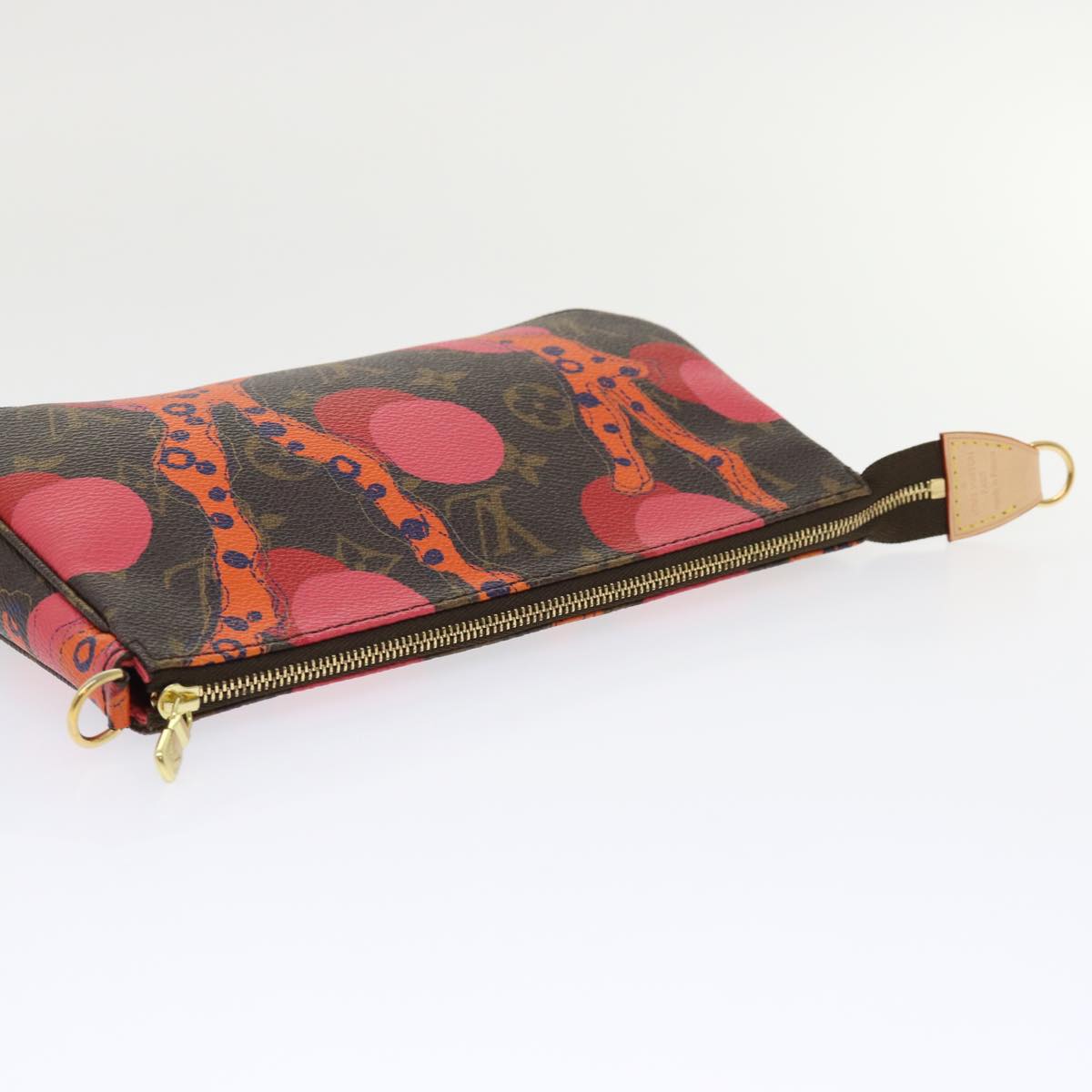 Louis Vuitton Pochette Accessoire  Canvas Clutch Bag ()