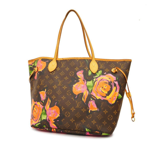 Louis Vuitton Neverfull Mm  Canvas Tote Bag ()