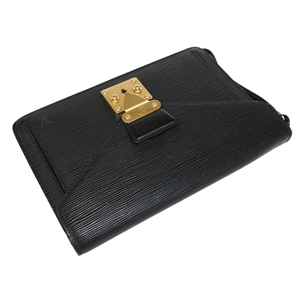 Louis Vuitton Sellier Drangonne  Leather Clutch Bag ()