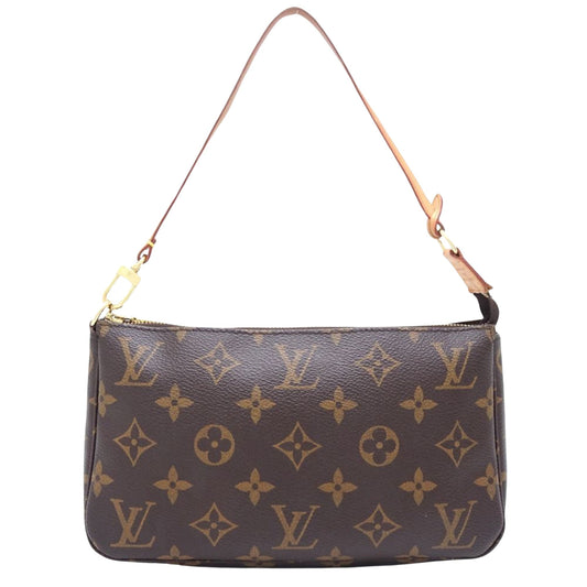 Louis Vuitton Pochette Accessoires  Canvas Clutch Bag ()