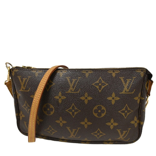 Louis Vuitton Pochette Accessoires  Canvas Clutch Bag ()