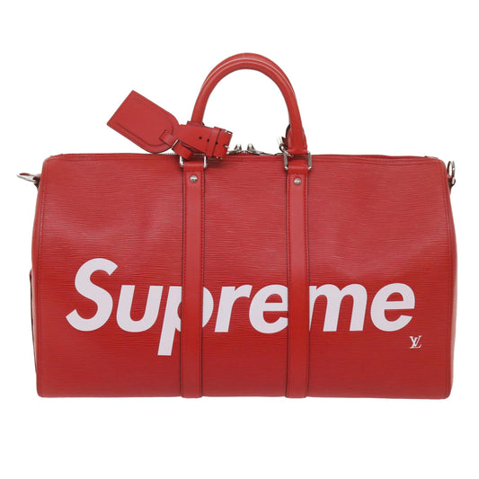 Louis Vuitton Keepall 45  Leather Travel Bag ()