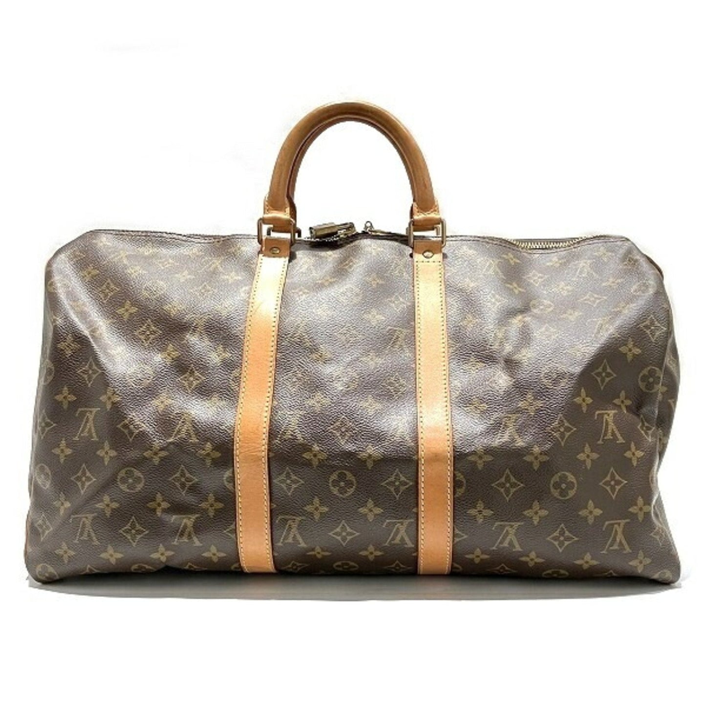 Louis Vuitton Keepall 55  Canvas Travel Bag ()
