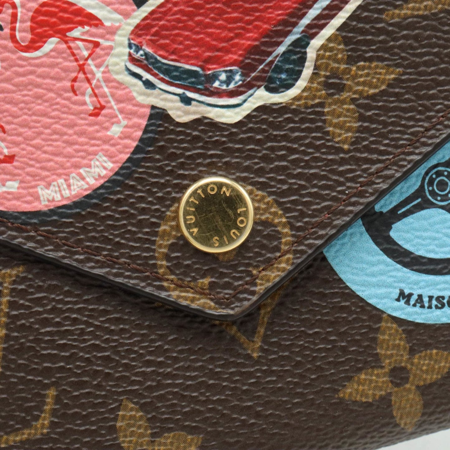 Louis Vuitton Victorine  Canvas Wallet  ()