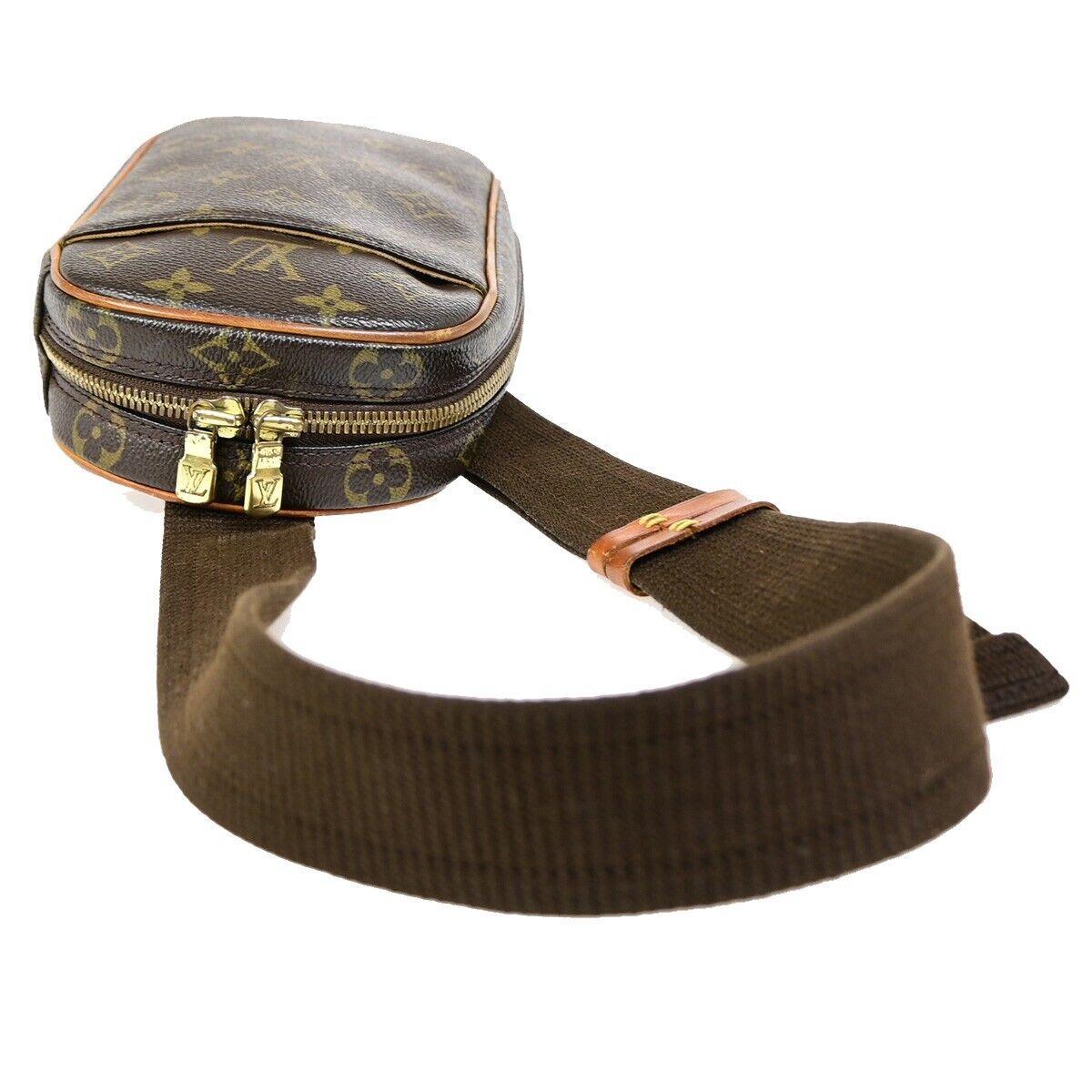 Louis Vuitton Pochette Gange  Canvas Shoulder Bag ()