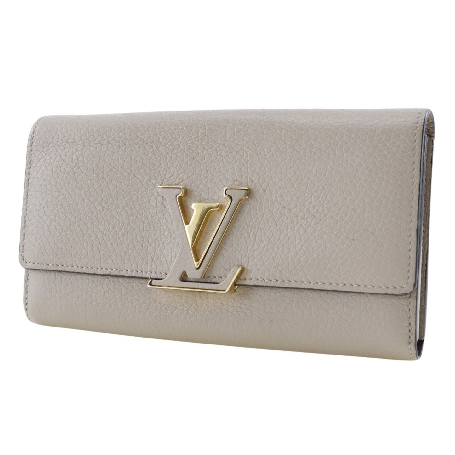 Louis Vuitton Portefeuille Capucines  Leather Wallet  ()