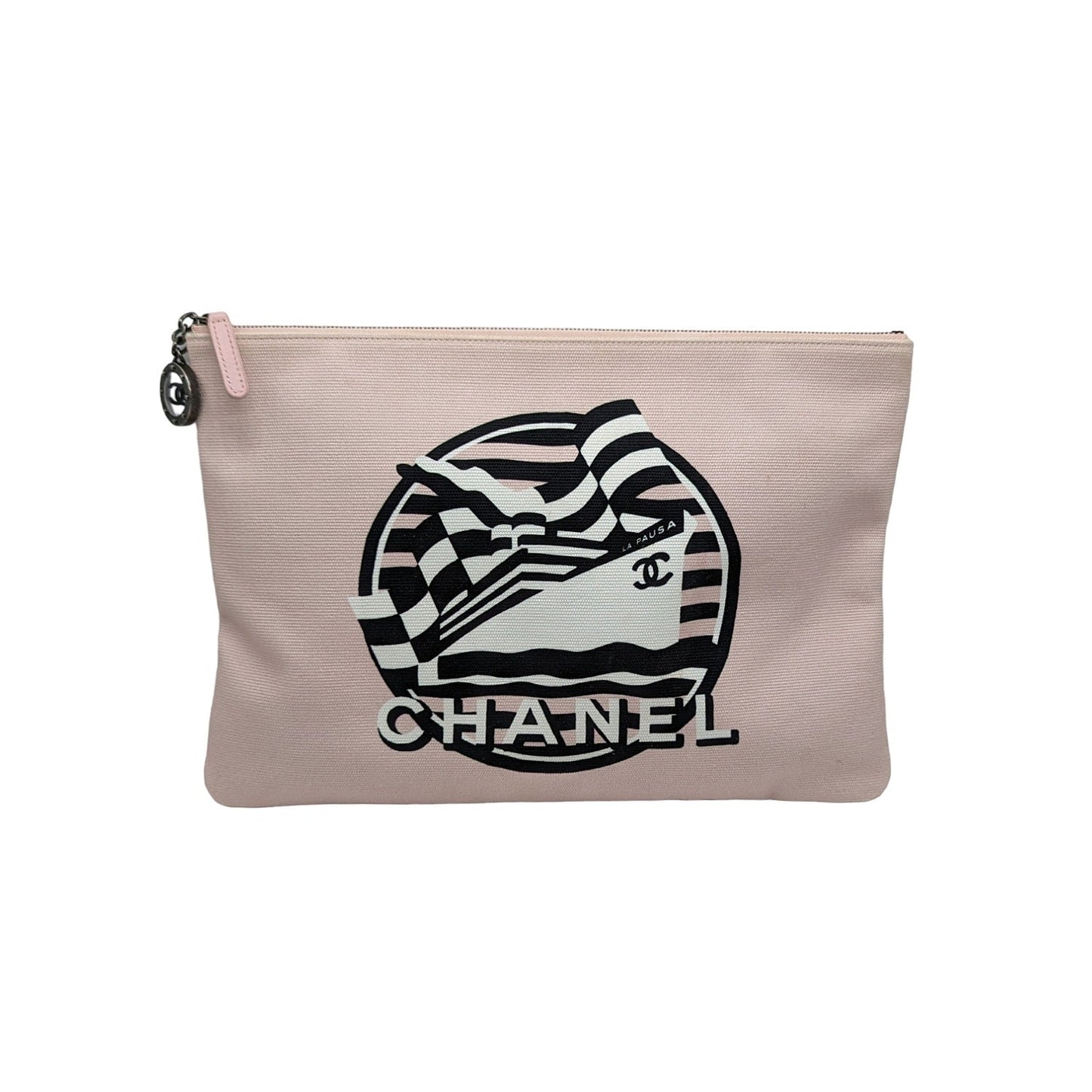 Chanel bag La Pausa Bay Pouch O-Case Light Pink