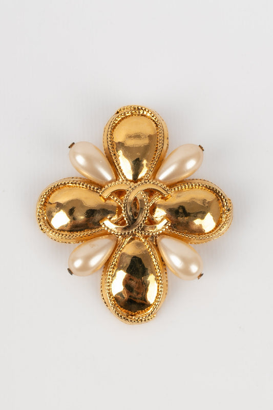 Broche croix Chanel 1997