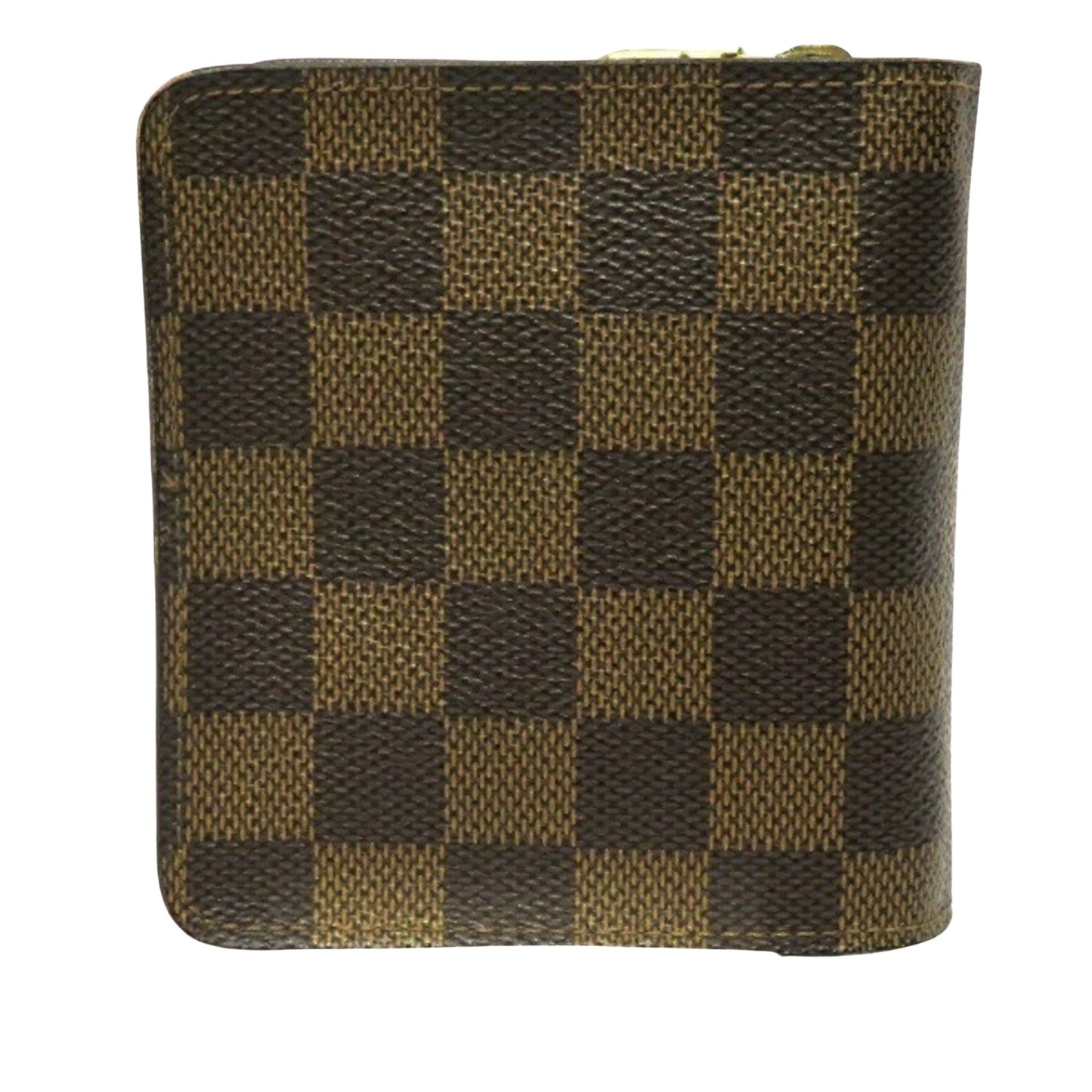 Louis Vuitton Compact Zip  Canvas Wallet  ()