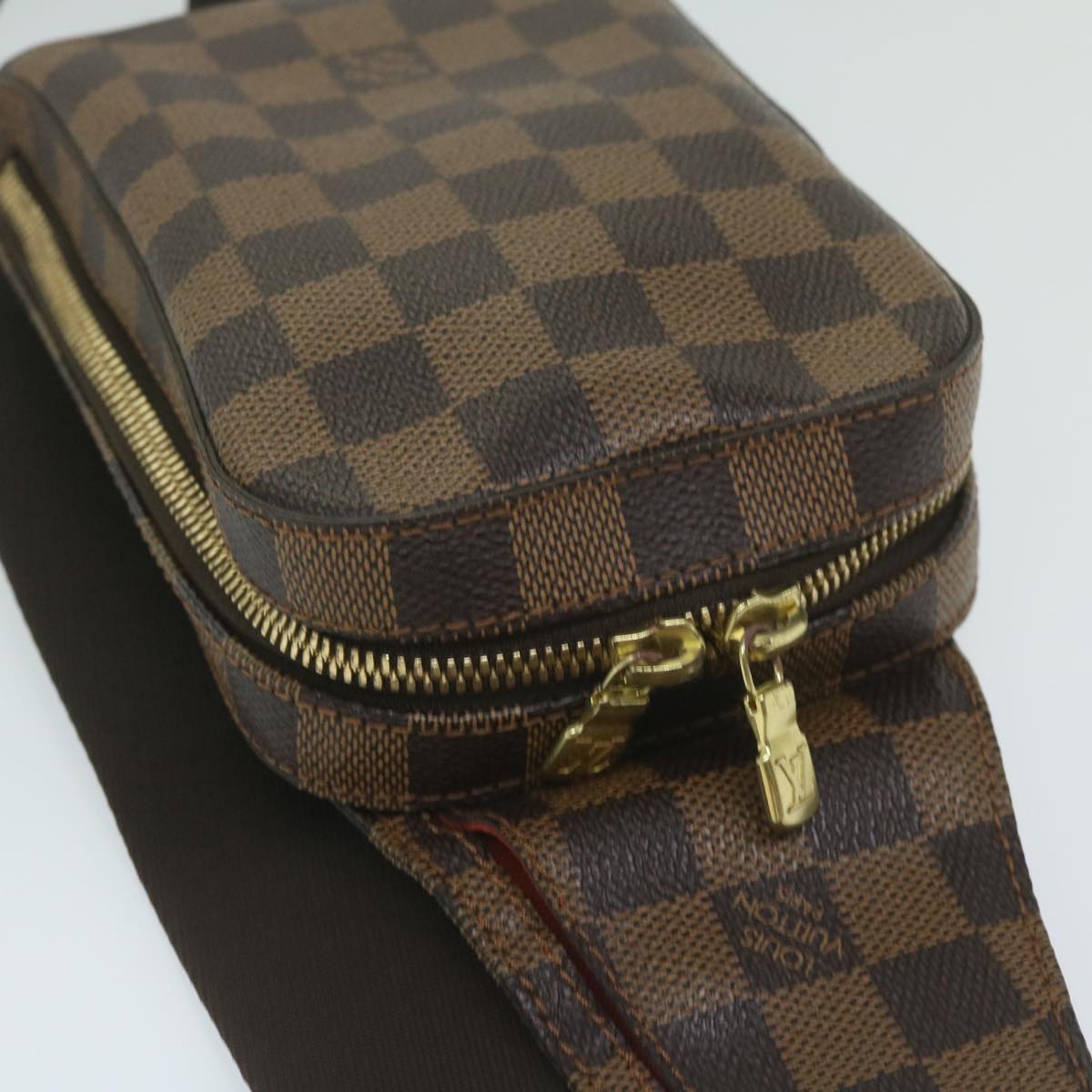 Louis Vuitton Geronimo  Canvas Shoulder Bag ()