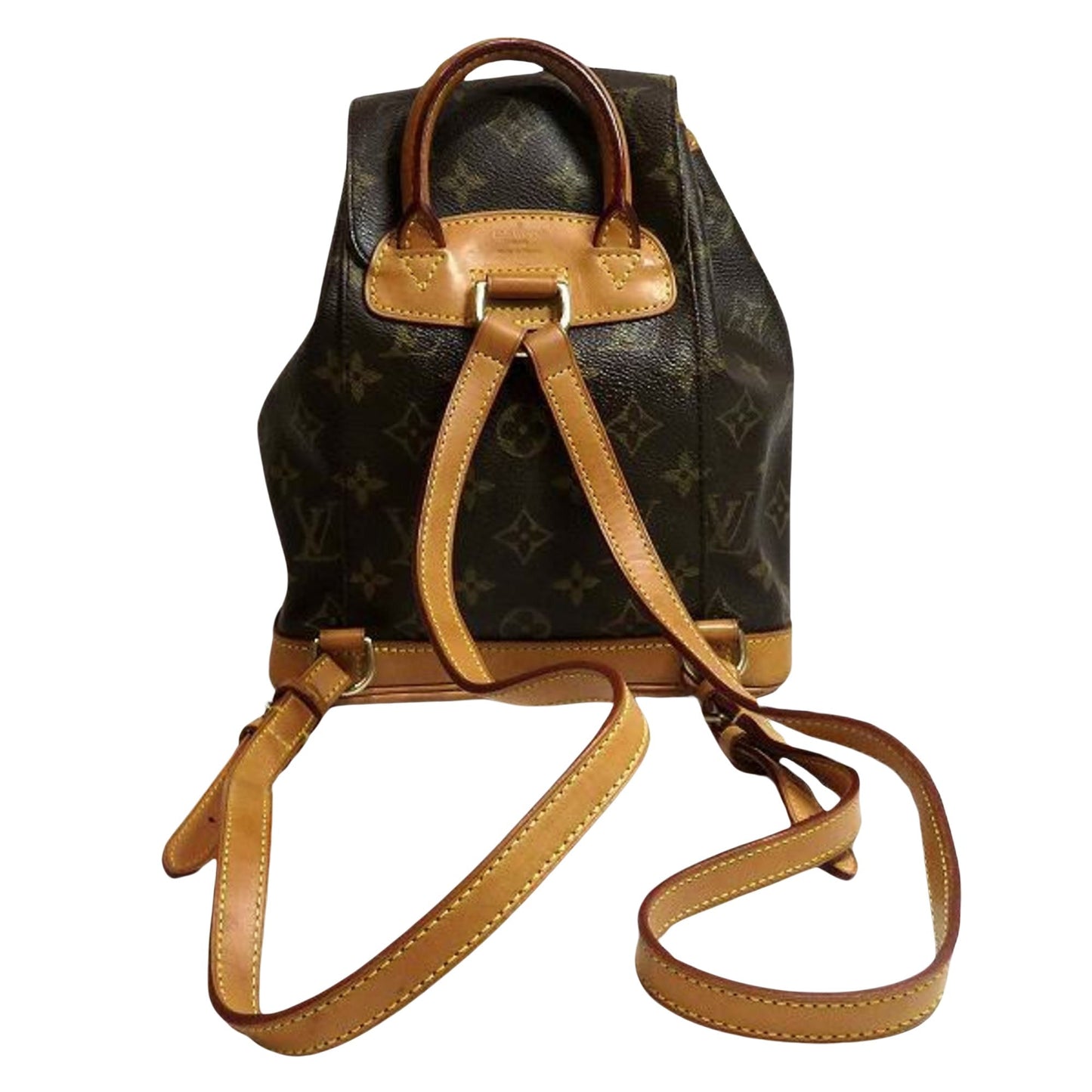 Louis Vuitton Montsouris  Canvas Backpack Bag ()