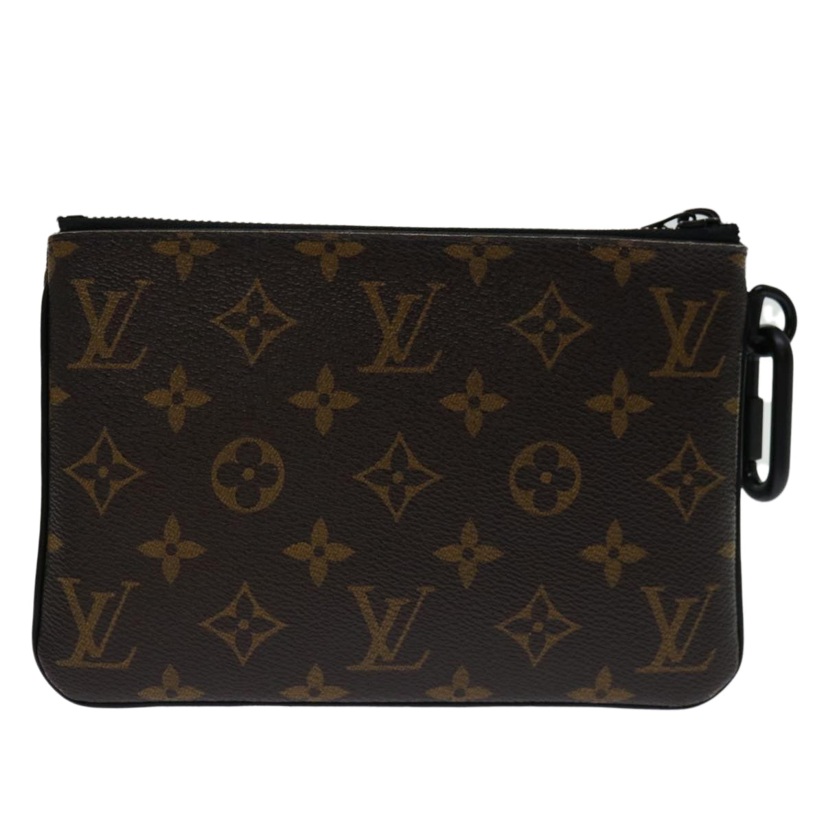 Louis Vuitton Pochette Zippée  Canvas Clutch Bag ()
