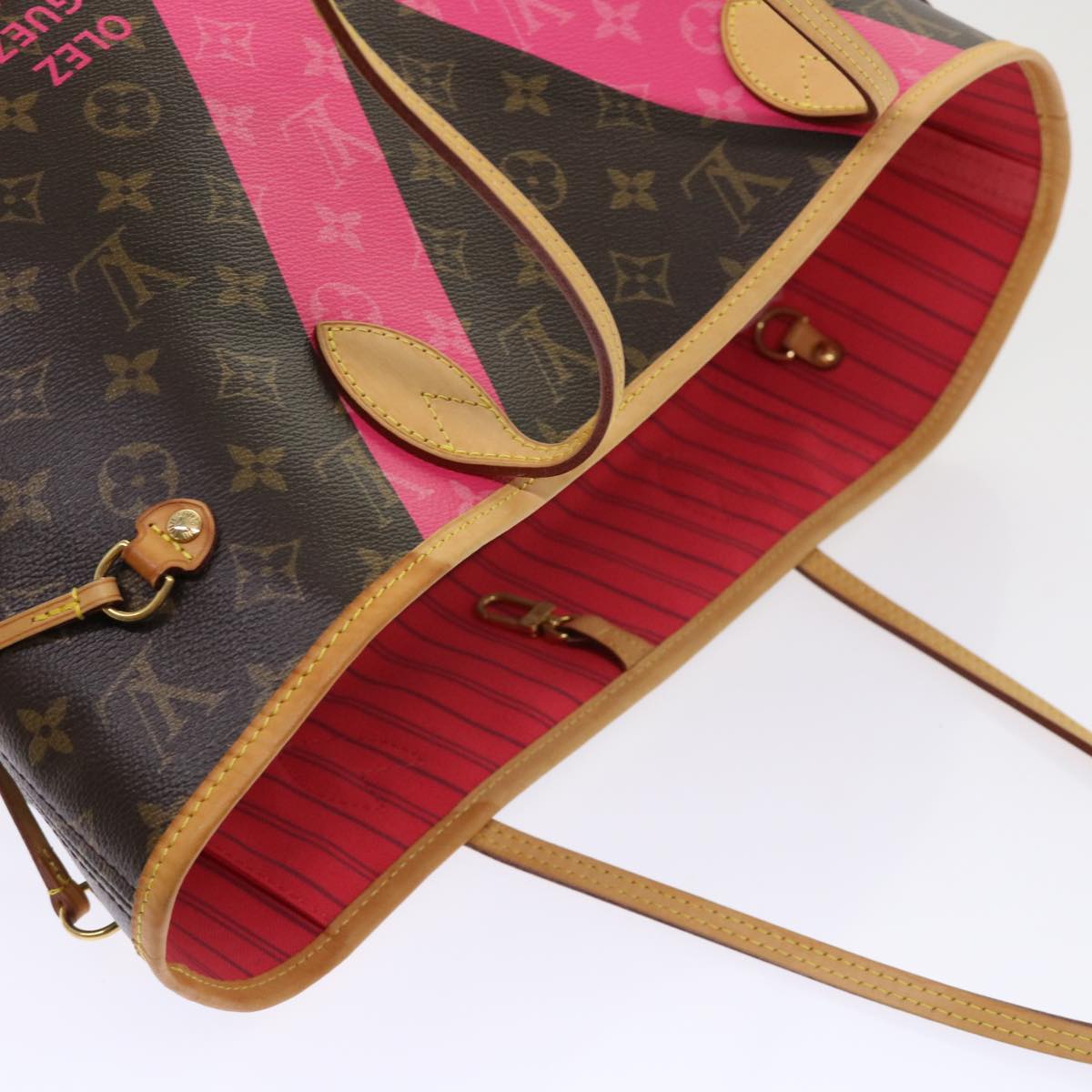 Louis Vuitton Neverfull Mm  Canvas Tote Bag ()