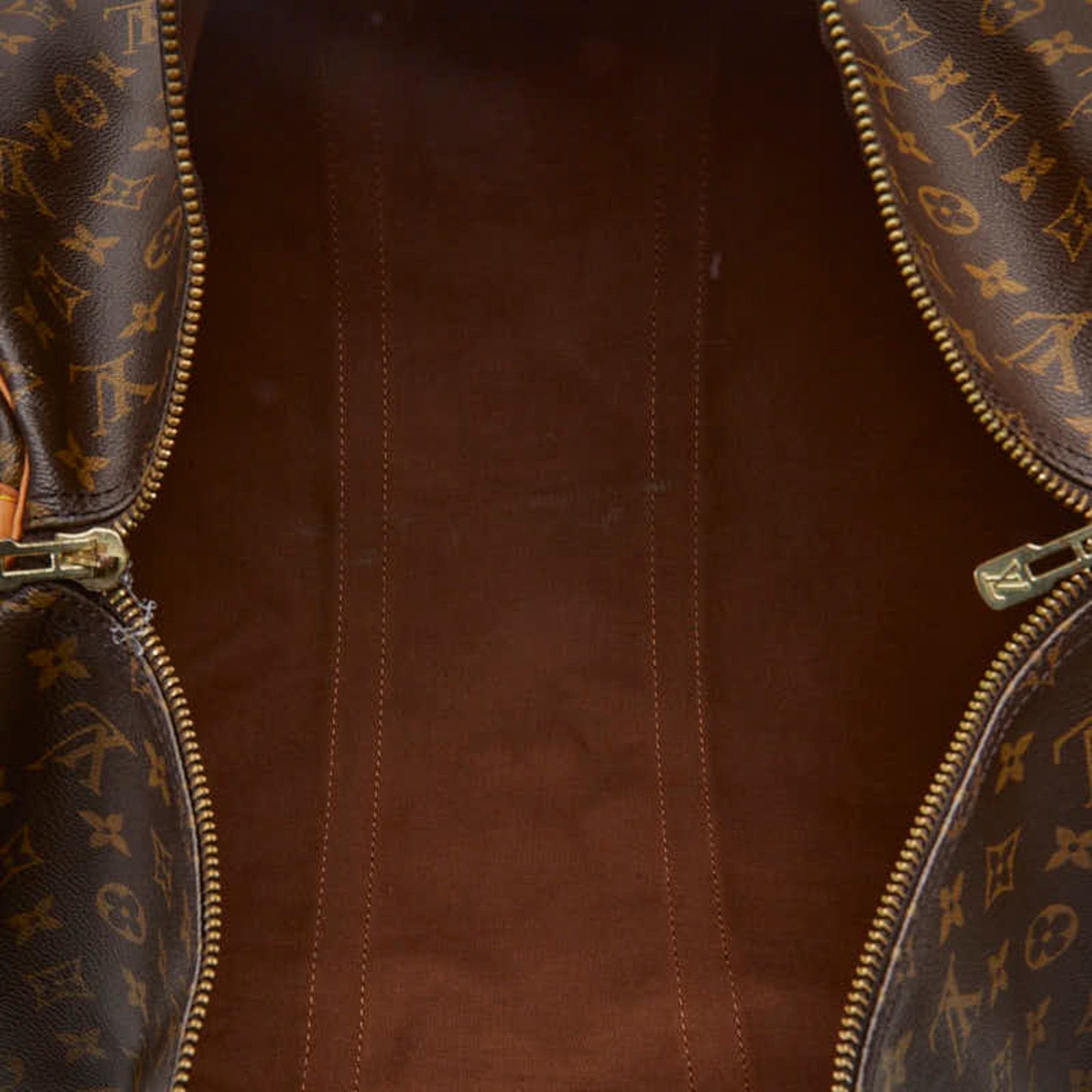 Louis Vuitton Keepall Bandouliere 55  Canvas Travel Bag ()