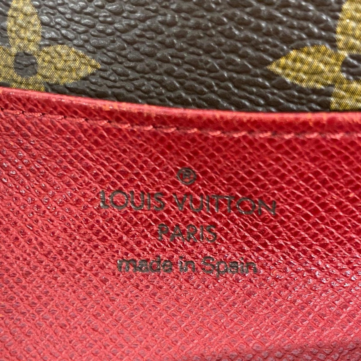 Louis Vuitton Emilie  Canvas Wallet  ()