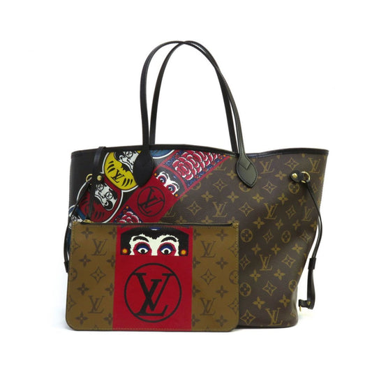 Louis Vuitton Neverfull Mm  Canvas Tote Bag ()