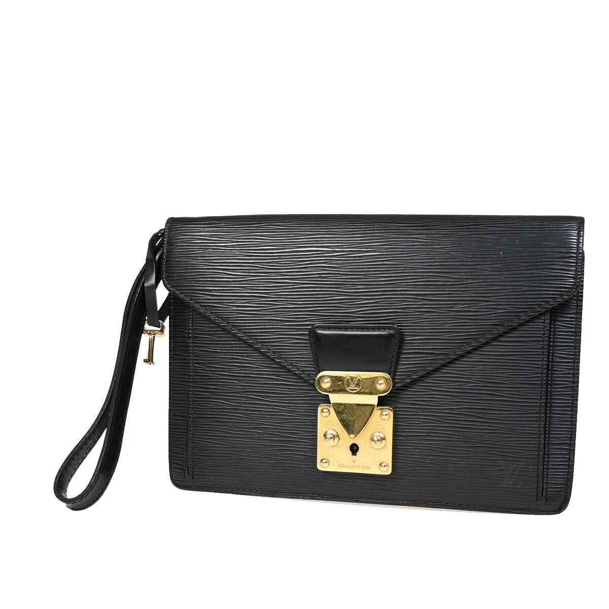 Louis Vuitton Sellier Drangonne  Leather Clutch Bag ()