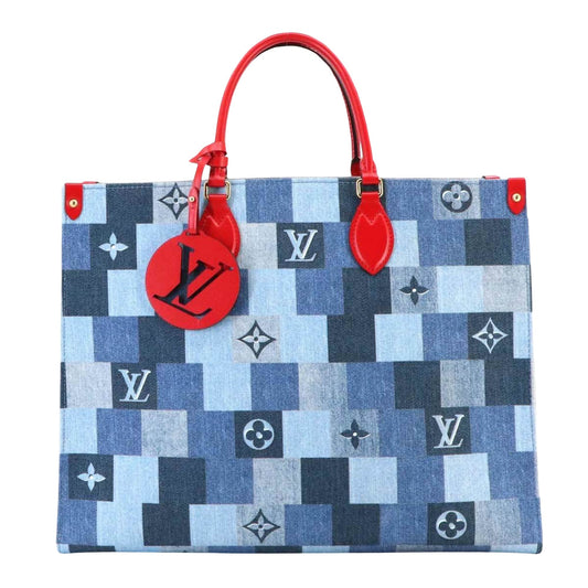 Louis Vuitton Onthego Gm   - Jeans Tote Bag ()