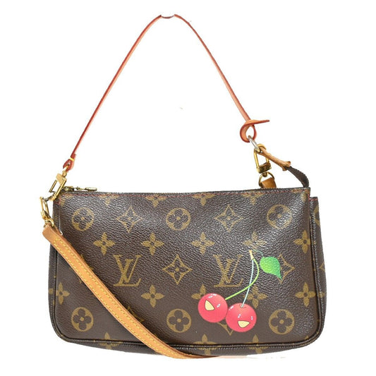 Louis Vuitton Pochette Accessoires  Canvas Clutch Bag ()
