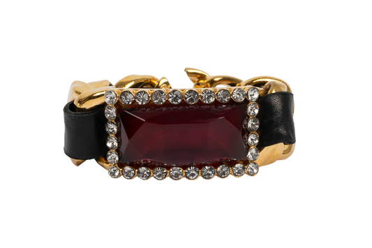 Bracelet en cuir Chanel