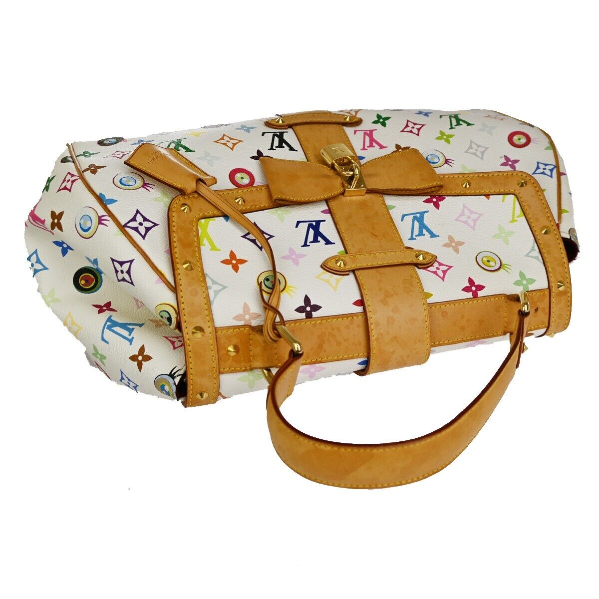 Louis Vuitton Eye Love You  Canvas Handbag ()