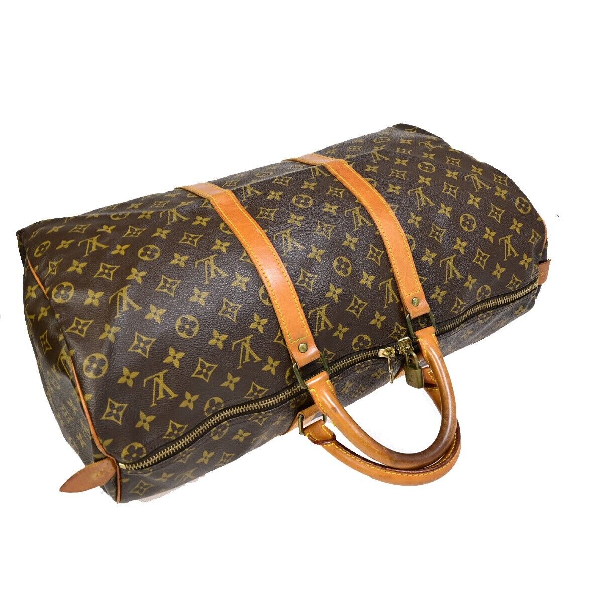 Louis Vuitton Keepall 50  Canvas Travel Bag ()
