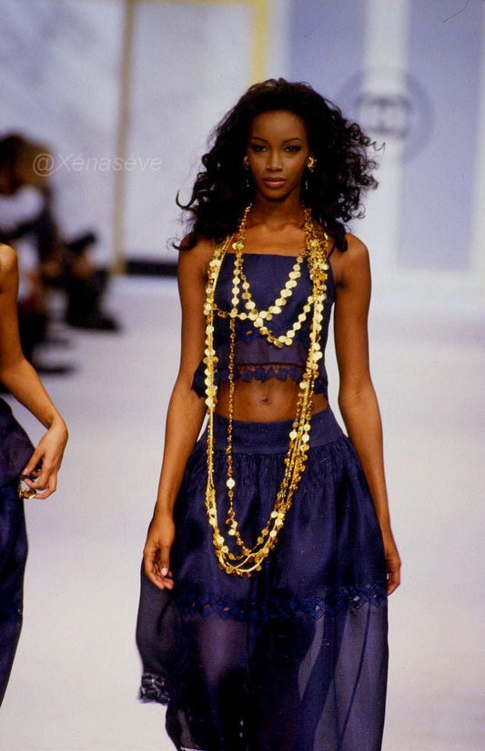 Collier / sautoir Chanel Printemps 1993