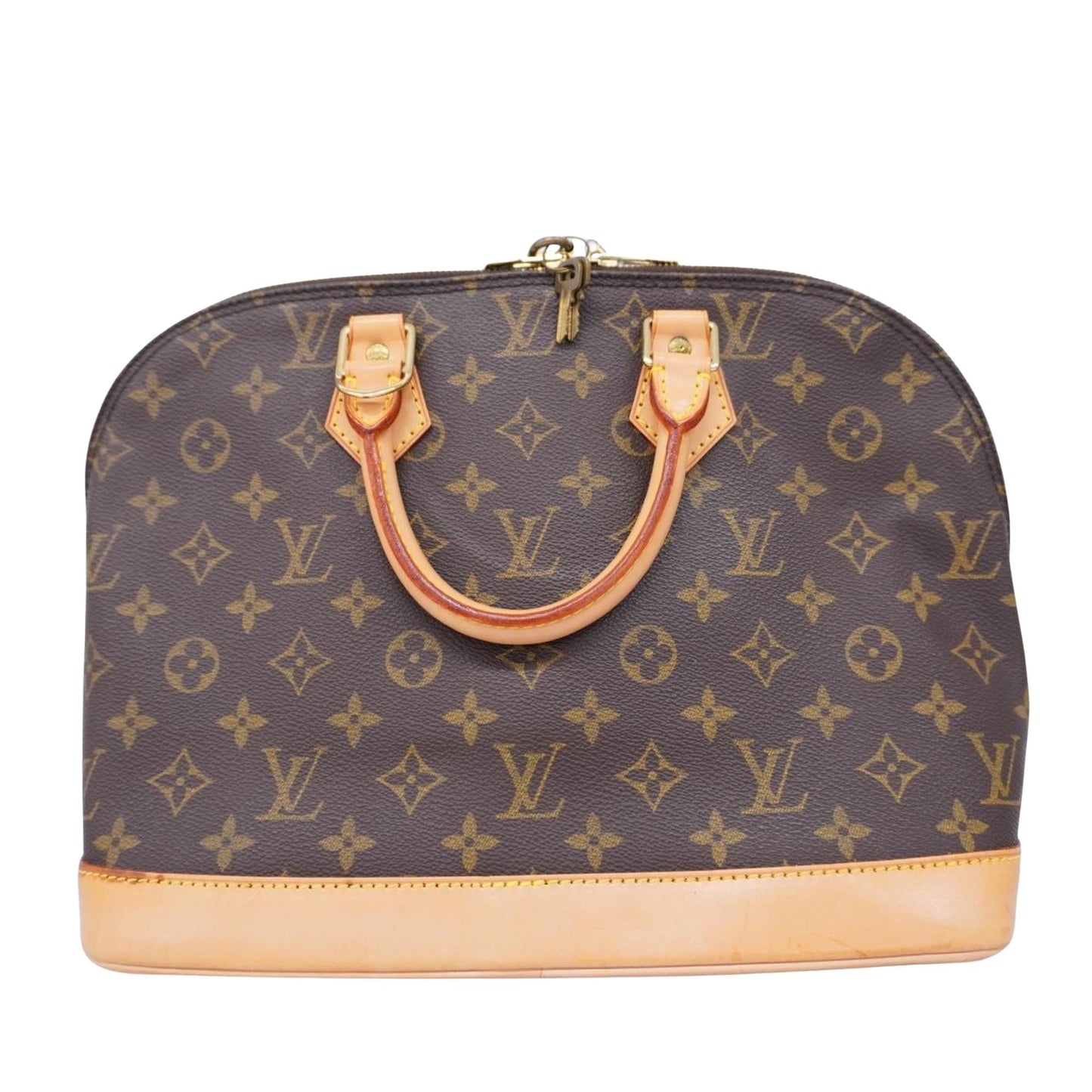 Louis Vuitton Alma  Canvas Handbag ()
