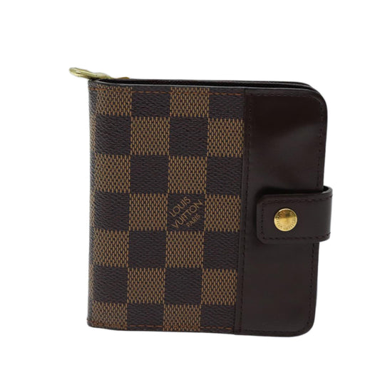 Louis Vuitton Compact Zip  Canvas Wallet  ()
