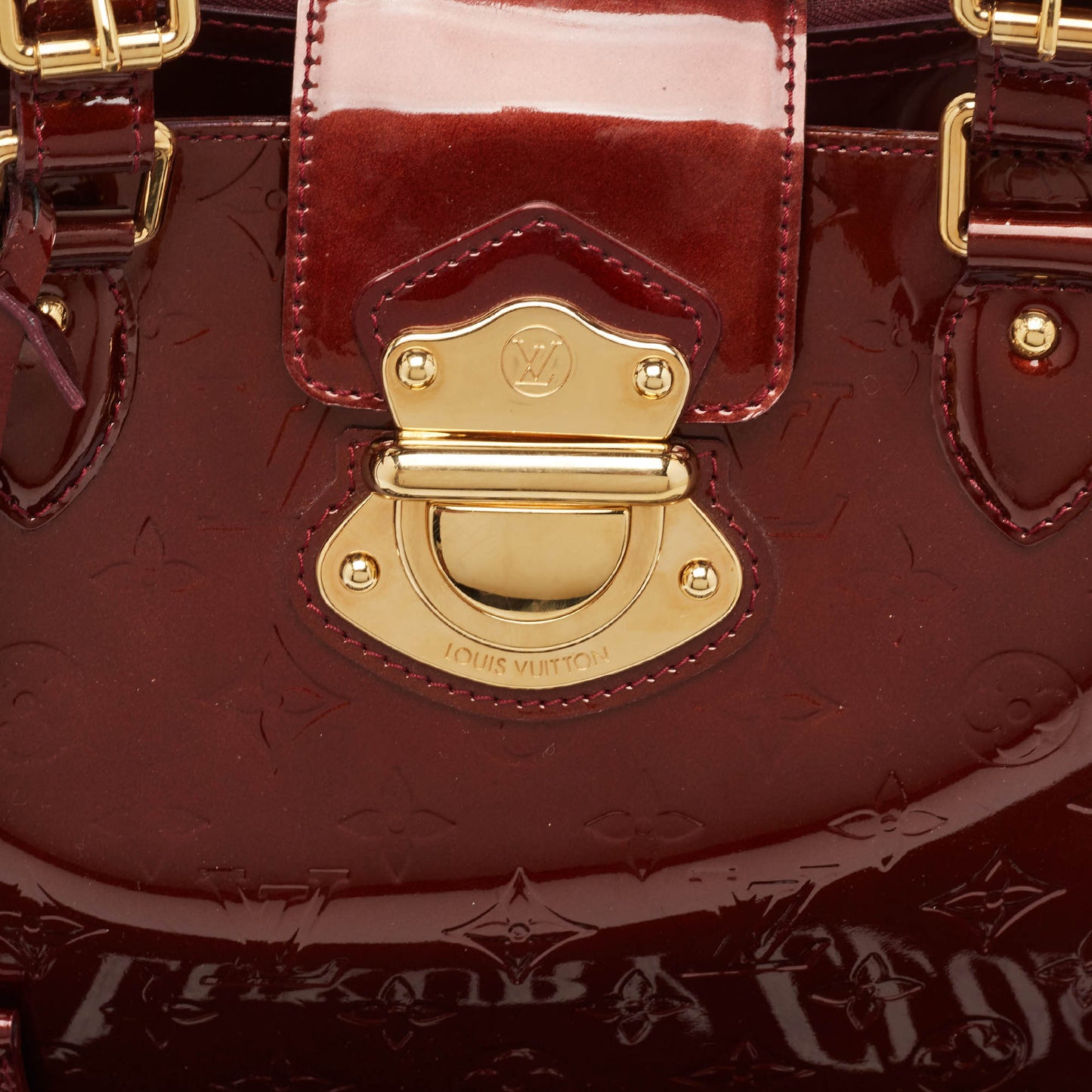 Louis Vuitton Rouge Fauviste Monogram Vernis Melrose Avenue Bag